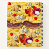 Pâtes de Carnet spirale Saucisson Pain de tomate (Dos)