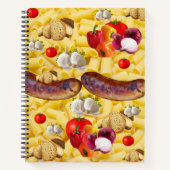 Pâtes de Carnet spirale Saucisson Pain de tomate (Devant)