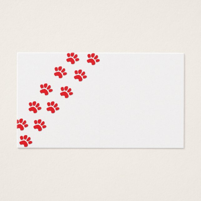 Pâtes de chien/pattes d'animaux (Devant)
