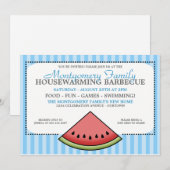 Pâtes de pastèque Famille Invitations de réchauffe (Devant / Derrière)