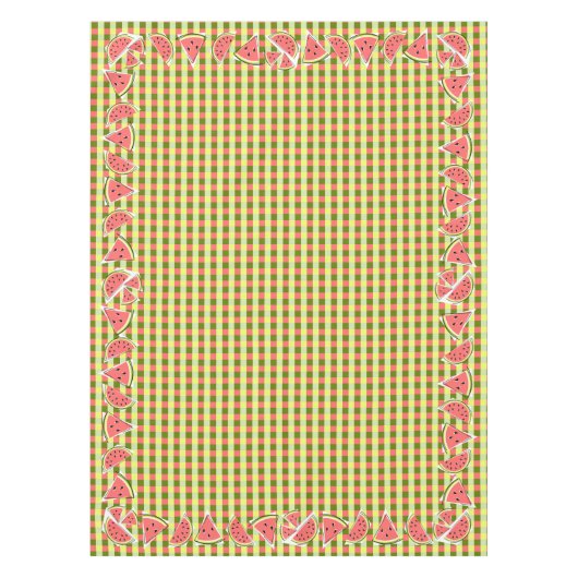 Pâtes de pastèque Pièces Vérifier la nappe (Devant)