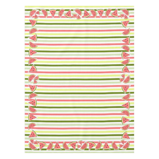 Pâtes de pastèque rayé fine nappe (Devant)