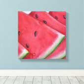 Pâtes de pastèque - toile étirée (Insitu (Plancher de Bois))