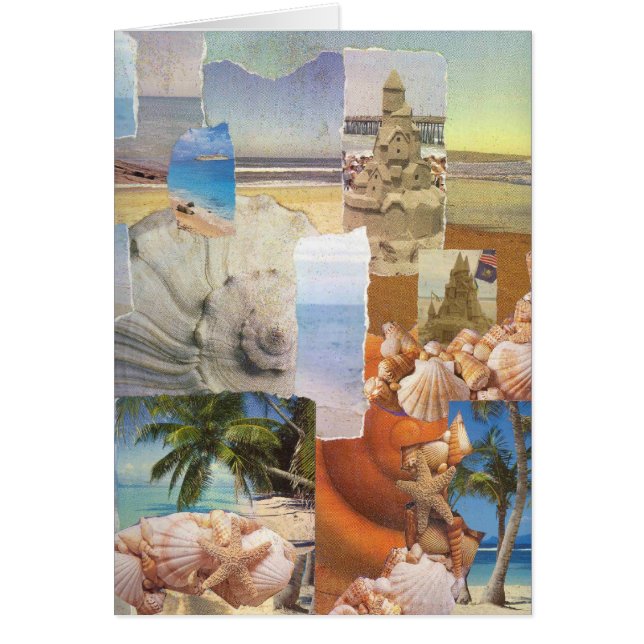 Pâtés de sable par le collage de mer (Devant)