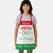 Pâtes en équipe - tablier enfants (Insitu)