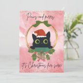 Pâtes et purres modernes Invitation de Noël (Debout devant)