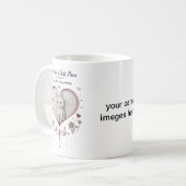 Pâtes molles, Coeurs chauds - Mignonne Mug de chat (Devant gauche)
