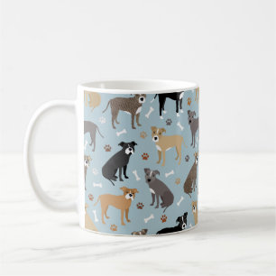 Pâtes Pitbulles et os de café Mug
