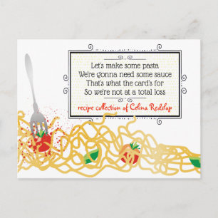 Pâtes sauce cuisine italienne carte de recettes li