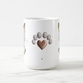 Pâtes silencieuses, Amour Loud - Mug Empreinte de  (Centre)