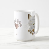 Pâtes silencieuses, Amour Loud - Mug Empreinte de  (Devant droit)