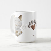 Pâtes silencieuses, Amour Loud - Mug Empreinte de  (Devant gauche)
