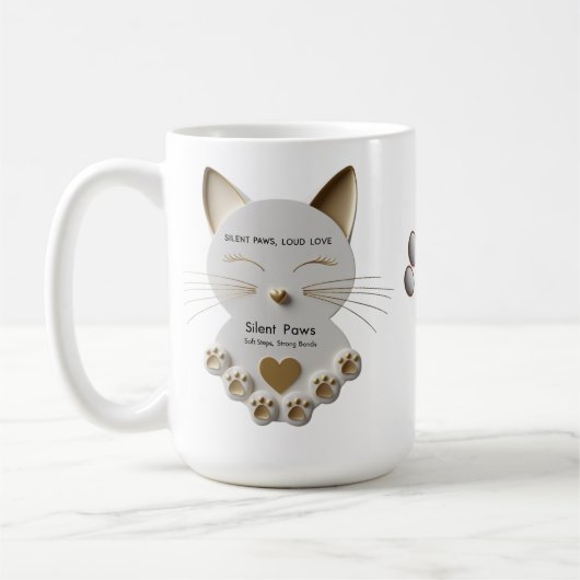Pâtes silencieuses, Amour Loud - Mug Empreinte de  (Gauche)