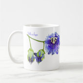 Pâtes violettes Fleurs de café Mug (Gauche)