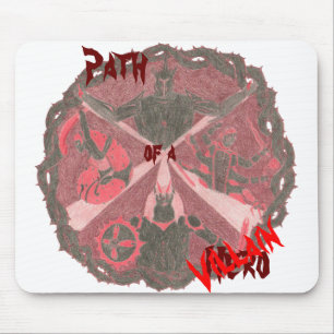 "Path of a Hero" Villains Emblem (met titel) Muismat