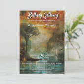 Path of Light | Nature Inspired Composition Kaart (Staand voorkant)