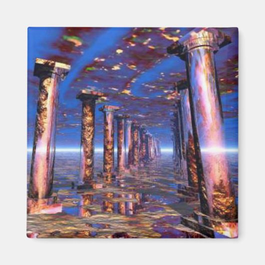 Path to Infinity - koelkast magneet. Magneet (Voorkant)