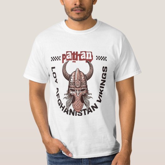Pathan Afghanistan T-Shirt | Pashtun Pride Apparel (Devant)
