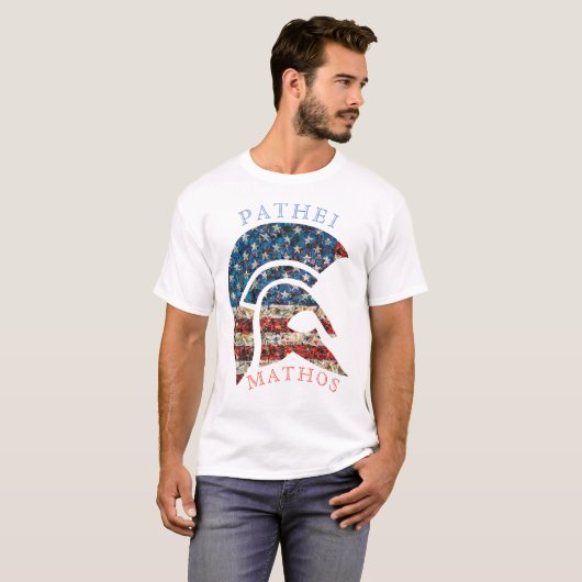 Pathei Mathos Americana Edition T-shirt (Voorkant volledig)