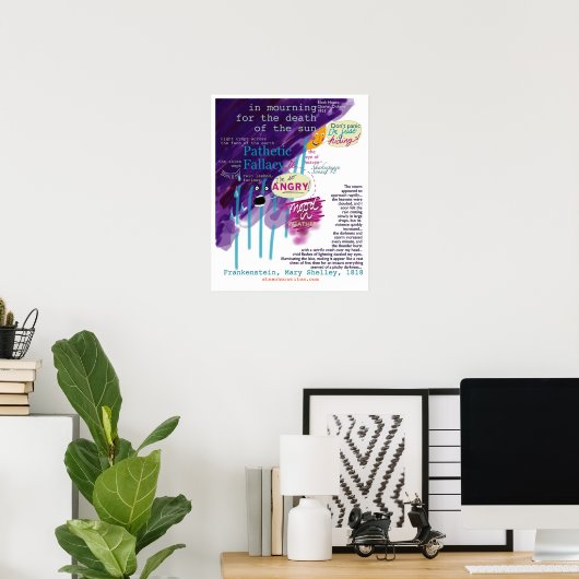 Pathetic Fallacy KS2 KS3 Poster Engelse literatuur (Thuiskantoor)