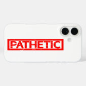 Pathetische stempel Case-Mate iPhone case (Achterkant (horizontaal))