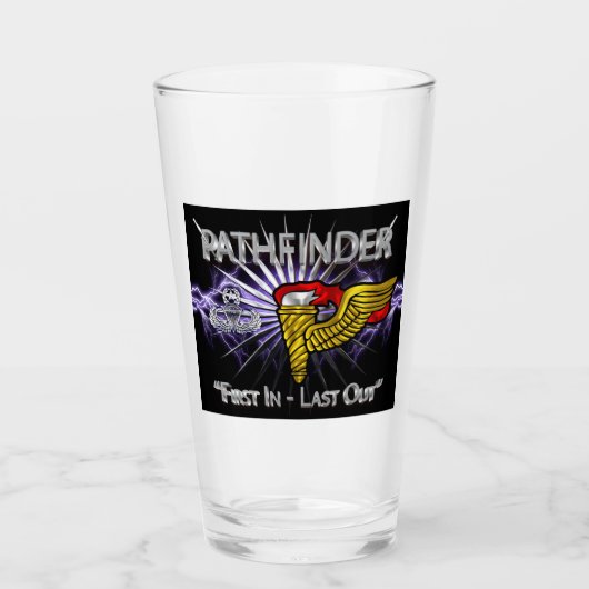 Pathfinder Badge-"First In Last Out" Glas (Voorkant)