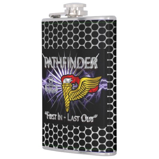 Pathfinder Badge-"First In Last Out" Heupfles (Links)