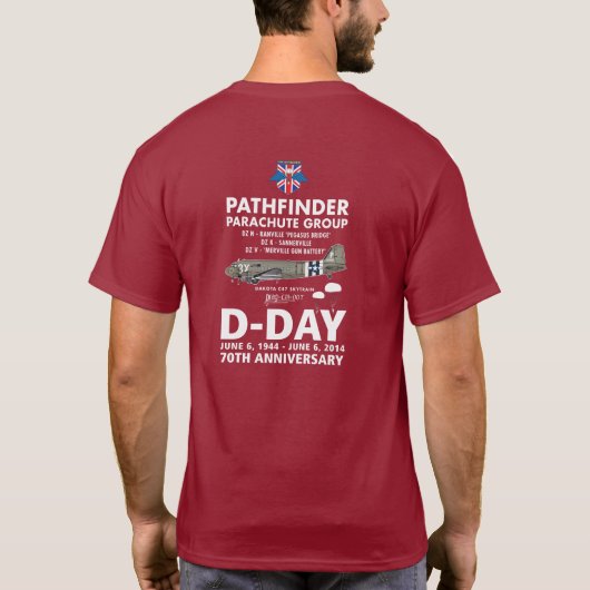 PATHFINDER PARACHUTE GROEP T-SHIRT (Achterkant)