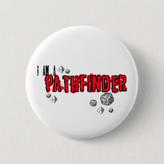 "Pathfinder, Red"-Button Ronde Button 5,7 Cm