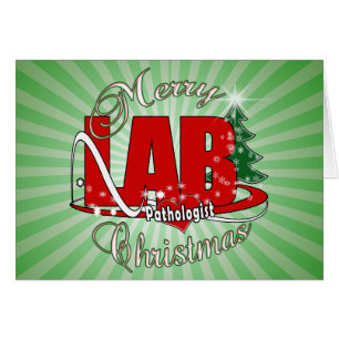 PATHOLOGIST CHRISTMAS LABORATOORY