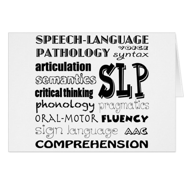 Pathologiste de langue de la parole (Devant horizontal)