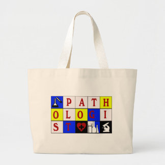 PATHOLOOG BLOKKEERT ARTS GROTE TOTE BAG
