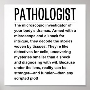 Patholoog Poster