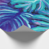 Pathos tropisch gebladerte retro cadeaupapier (Hoek)