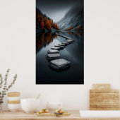 Pathway Through Stillness Poster (Keuken)