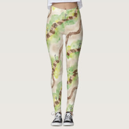 Pathways & Milestone Naadloos patroon Leggings
