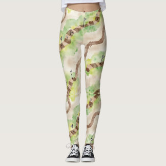 Pathways & Milestone Naadloos patroon Leggings