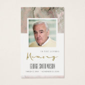 PATHY MEMORIAL PRAYER PHOTO-KAART MET BEHULP VAN P VISITEKAARTJE (Voorkant)