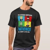 Patience 2021 T-Shirt (zwart) (Voorkant)