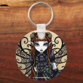 "Patience" Auburn Hazard Gothic Faery Sleutelhanger (Voorkant)