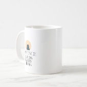 Patience Builds Everything Minimal Quote Mug (Devant gauche)