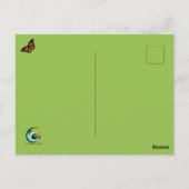 PATIENCE BUTTERFLY by Slipperywindow Briefkaart (Achterkant)