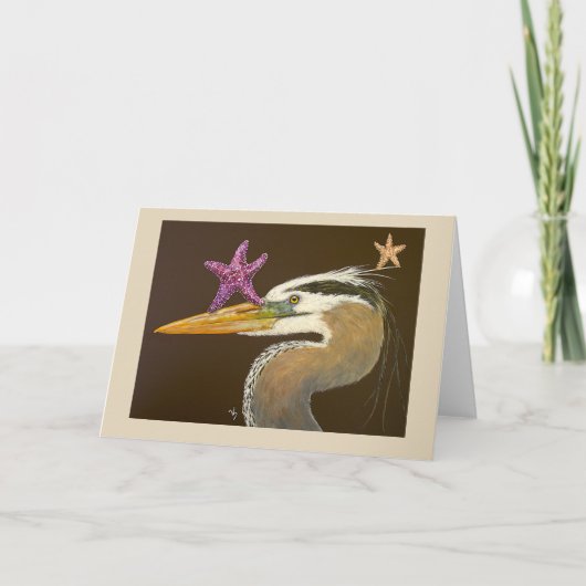 Patience de la carte héron (Devant)