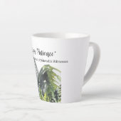 "Patience de l'exercice" Petite Mug latte (Angle droit)