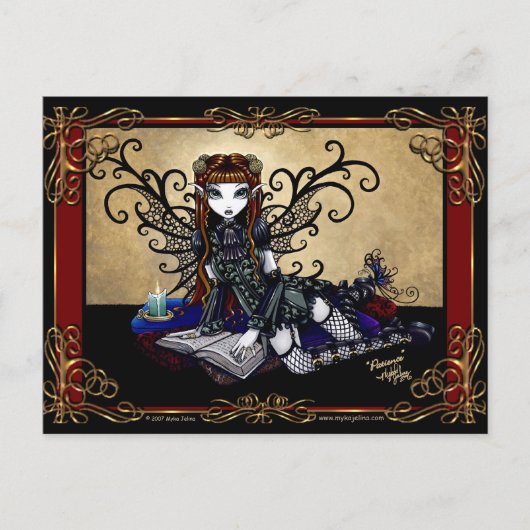 "Patience" Gothic Fairytale Briefkaart (Voorkant)