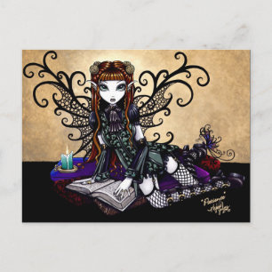 "Patience" Gothic Victoriaans Fairy Art Briefkaart