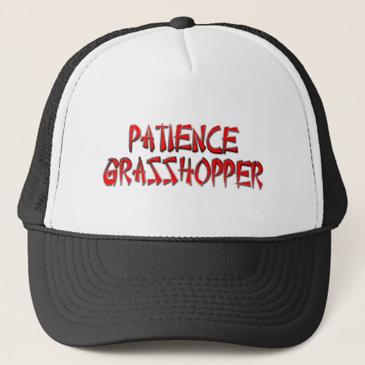 PATIENCE GRASSHOPPER TRUCKER PET (Voorkant)