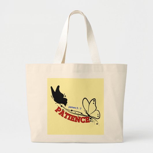 Patience ( James 5:7 ) Sac fourre - tout (Devant)