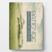 Patience Virtuence Custom Photo Plaque Fotoplaat (voorkant)