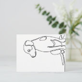 Patiënt Dog Briefkaart (Staand voorkant)